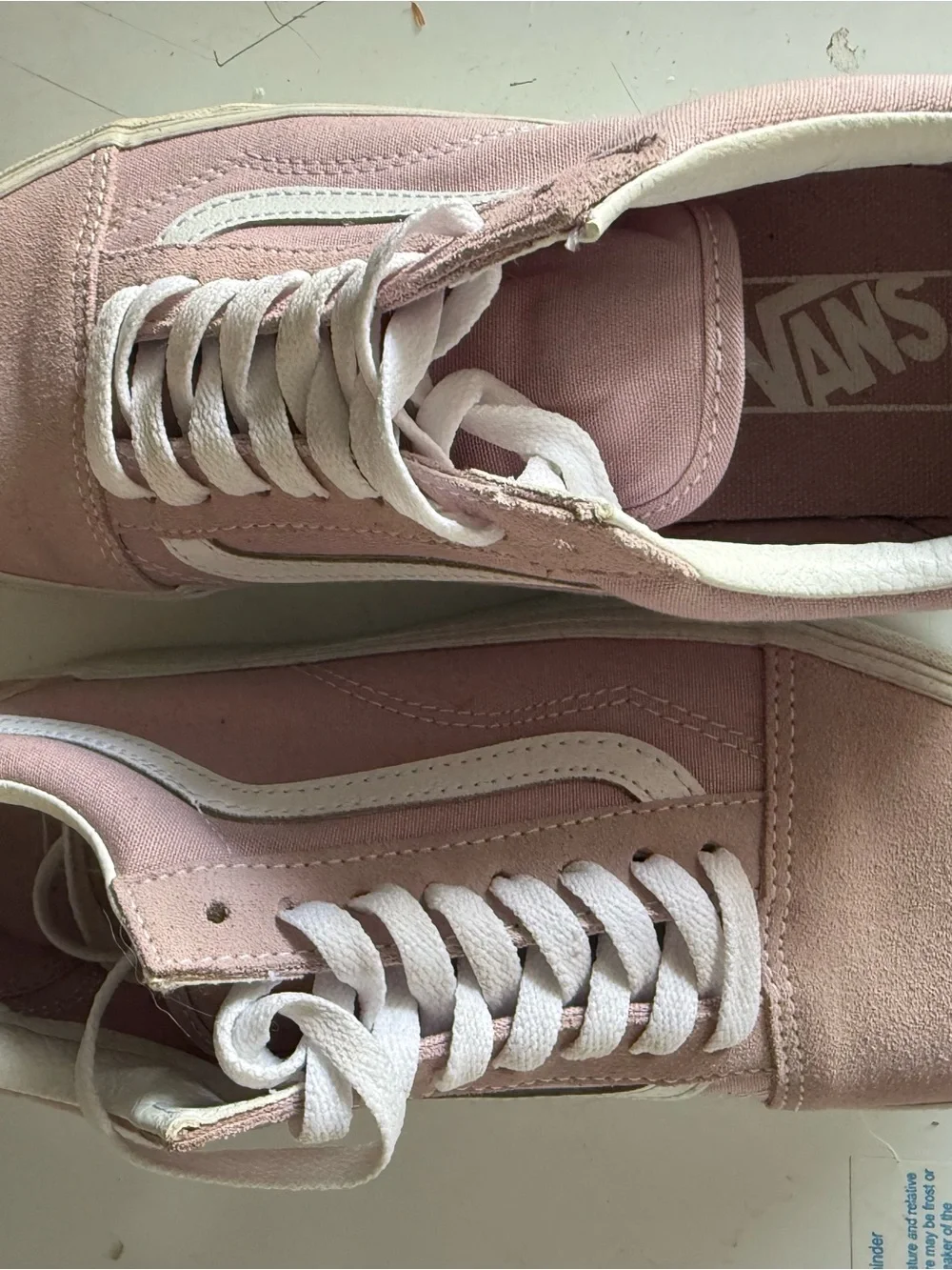 Women’s Low-Top platform Canvas Sneakers in Dusty Pink with White Accent